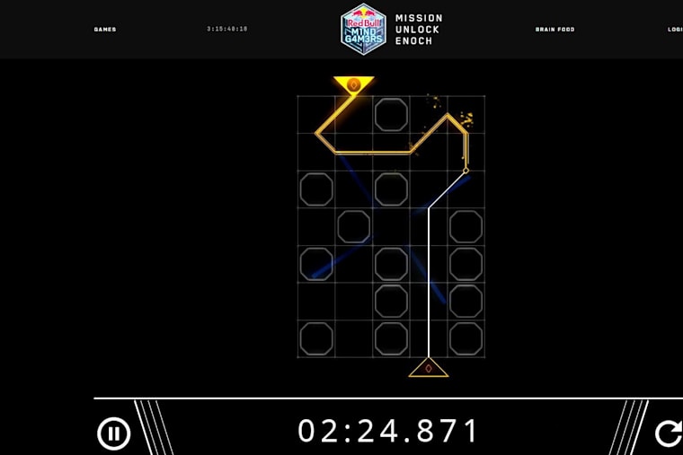 Red Bull Mission Unlock Enoch Escape Room Tournament