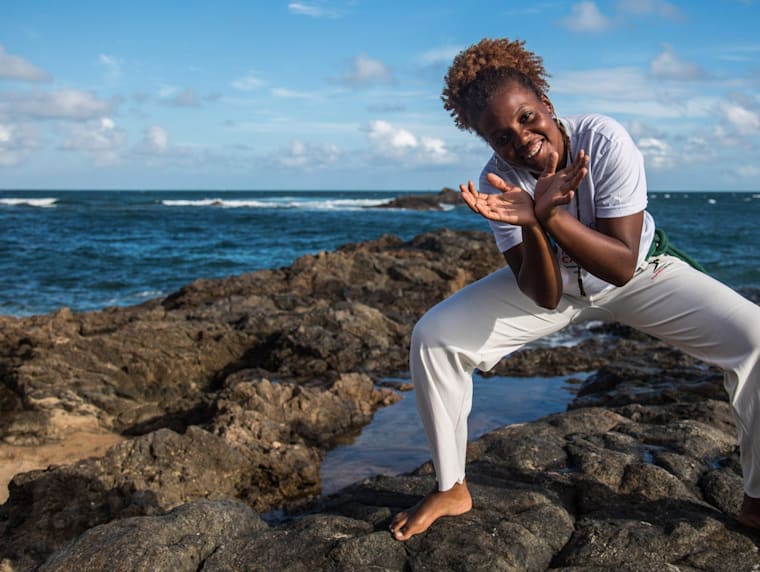 Capoeira movimento AU Red Bull Paranauê