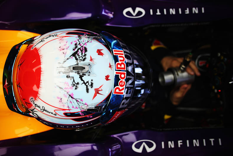 Sebastian Vettel S 2013 Helmet Designs