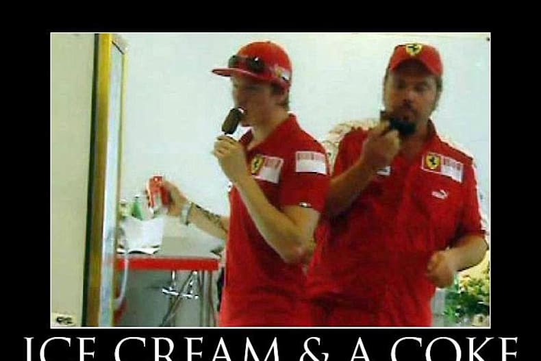A Arte De Kimi Raikkonen Um Cara Sem Paciencia