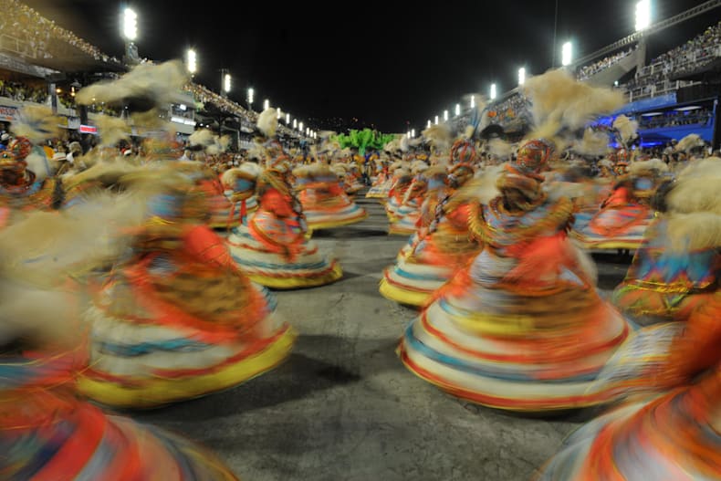 tarihten rio karnavali fotograflari