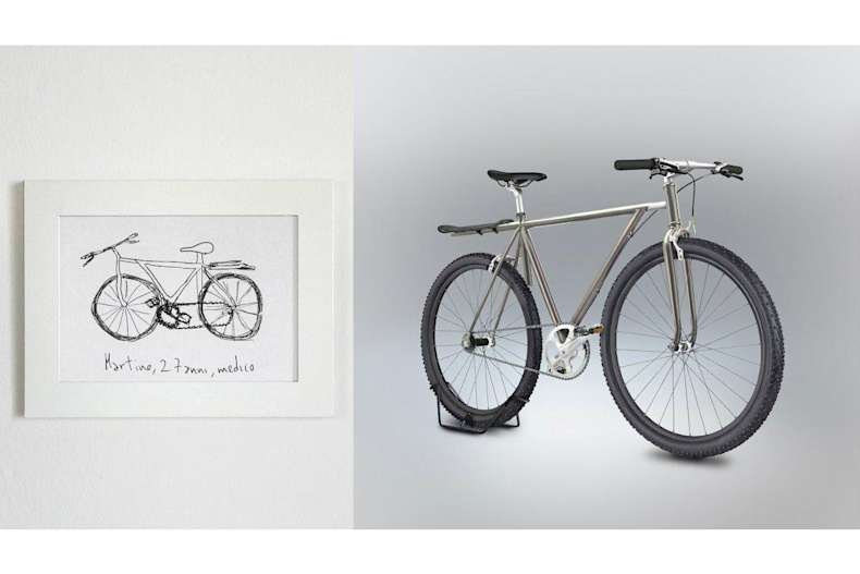 Disegnare Una Bici A Memoria Render Di Gianluca Gimini