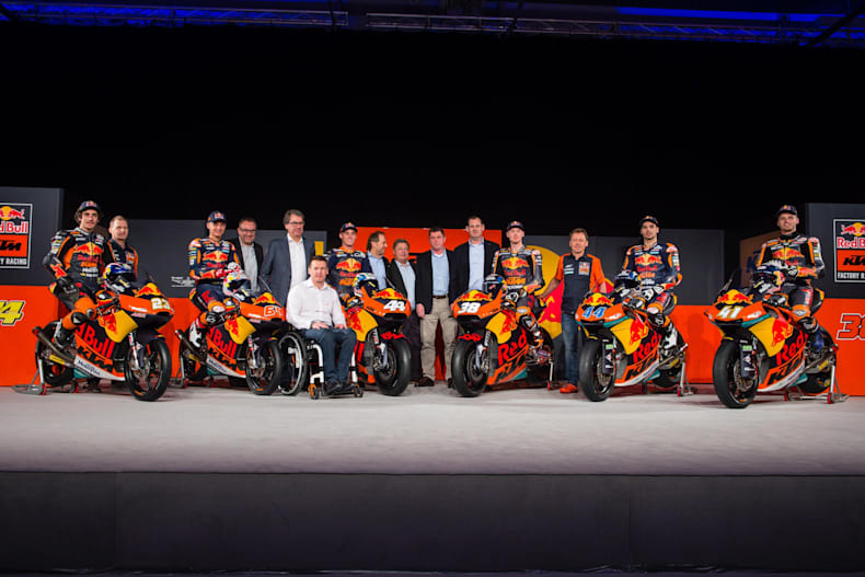 See The Red Bull Ktm Factory Team Motogp Bikes Photos