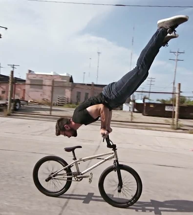 Knoll BMX freestyle rider in Milwaukee video
