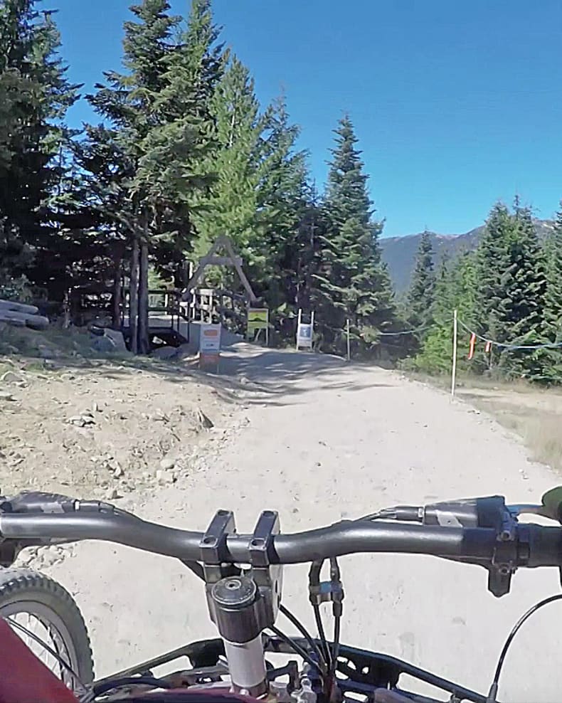 four wheels mountain biking