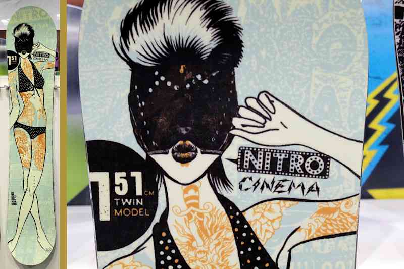 nitro cinema snowboard 2014 152cm Board Nitro Cinema Looptroop Gullwing Snowboard