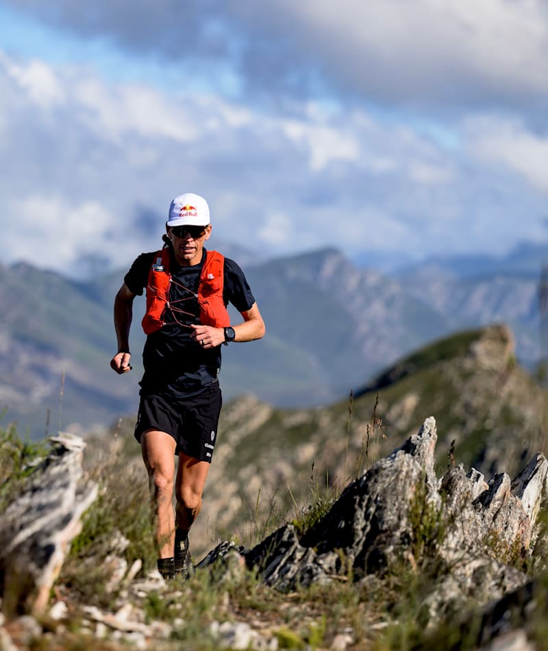 Mountain Running Red Bull