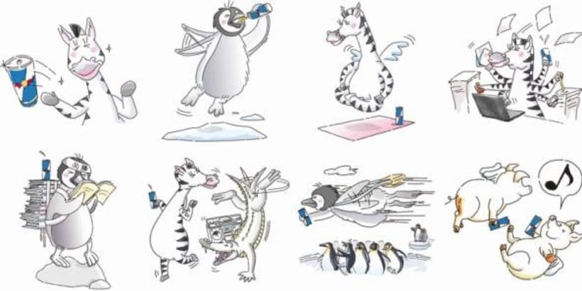 Red Bullの大人気cmキャラクターがlineのスタンプとなって登場