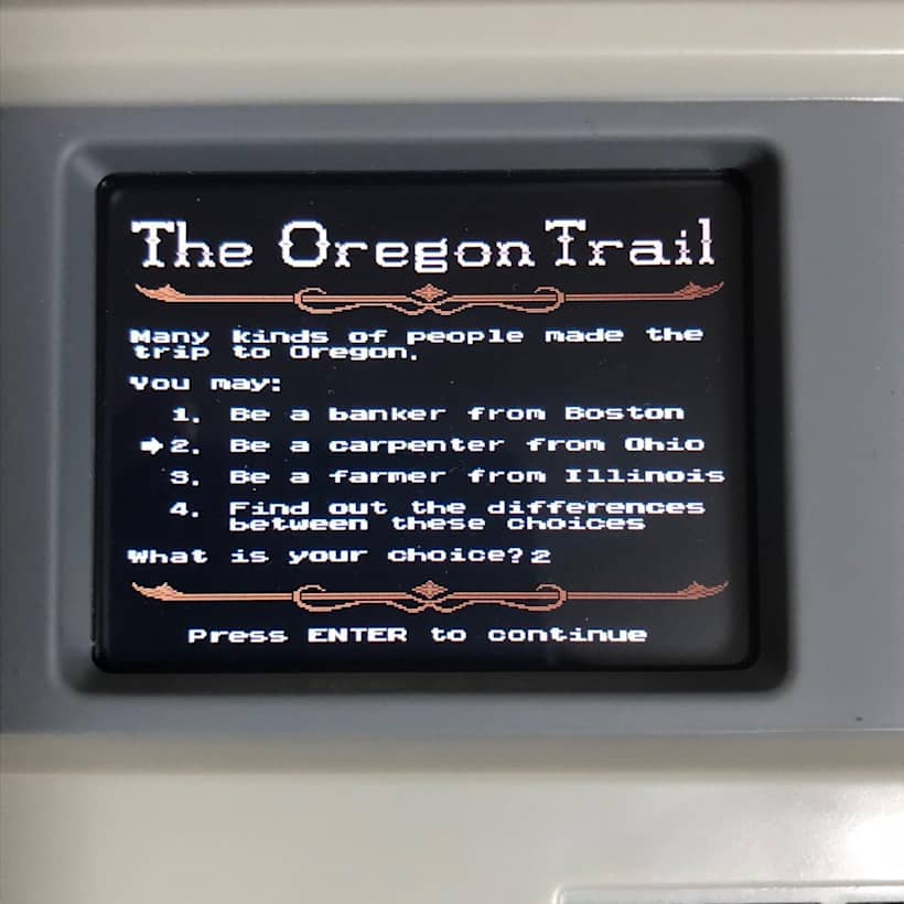 全世界で6500万本も売れているのに日本人が知らないゲーム The Oregon Trail で遊んでみた