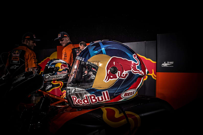 see the red bull ktm factory team motogp bikes photos