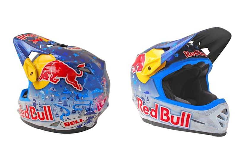 Casco fox red bull sale
