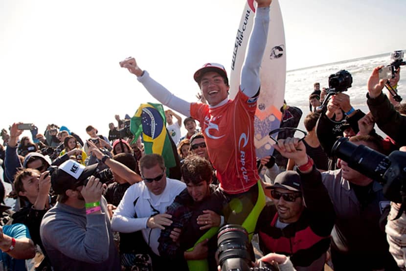 Gabriel Medina wins Rip Curl Pro Search Title