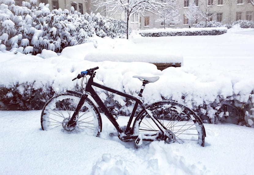 cycling to work in winter