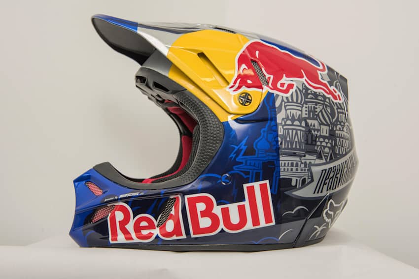 Casco fox red bull outlet