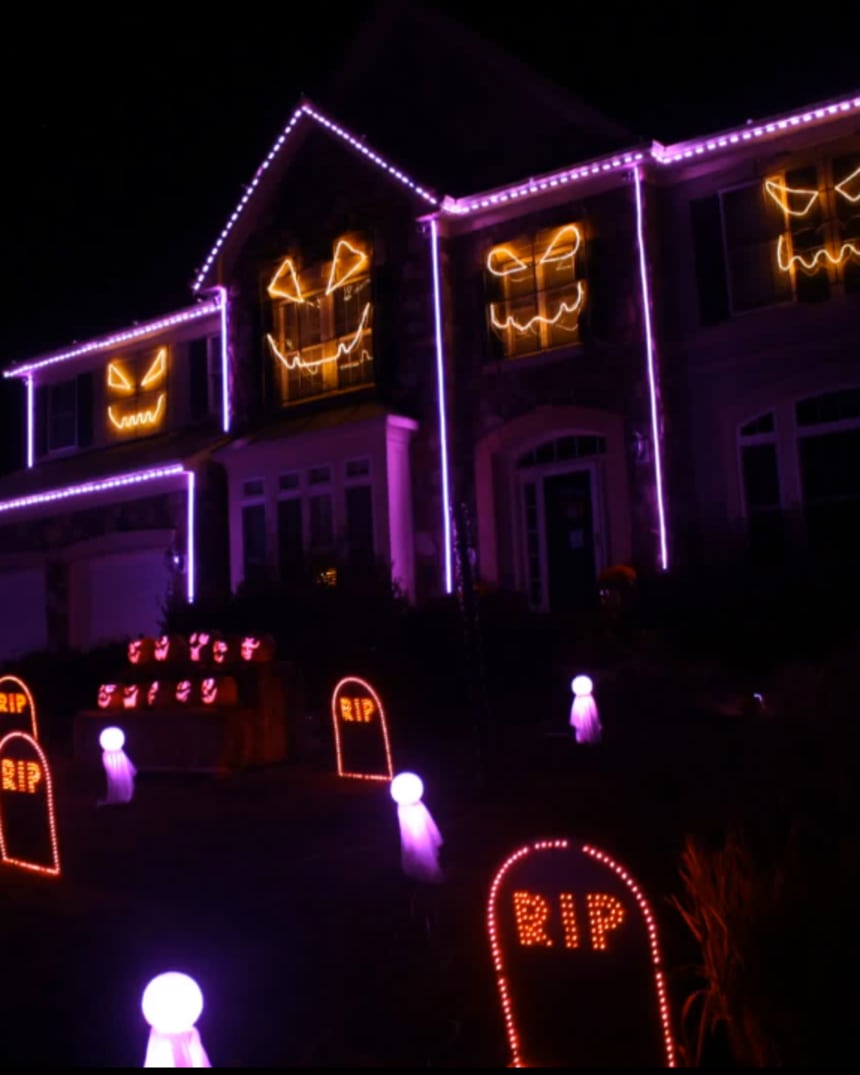 Omg Another Awolnation Halloween Light Show
