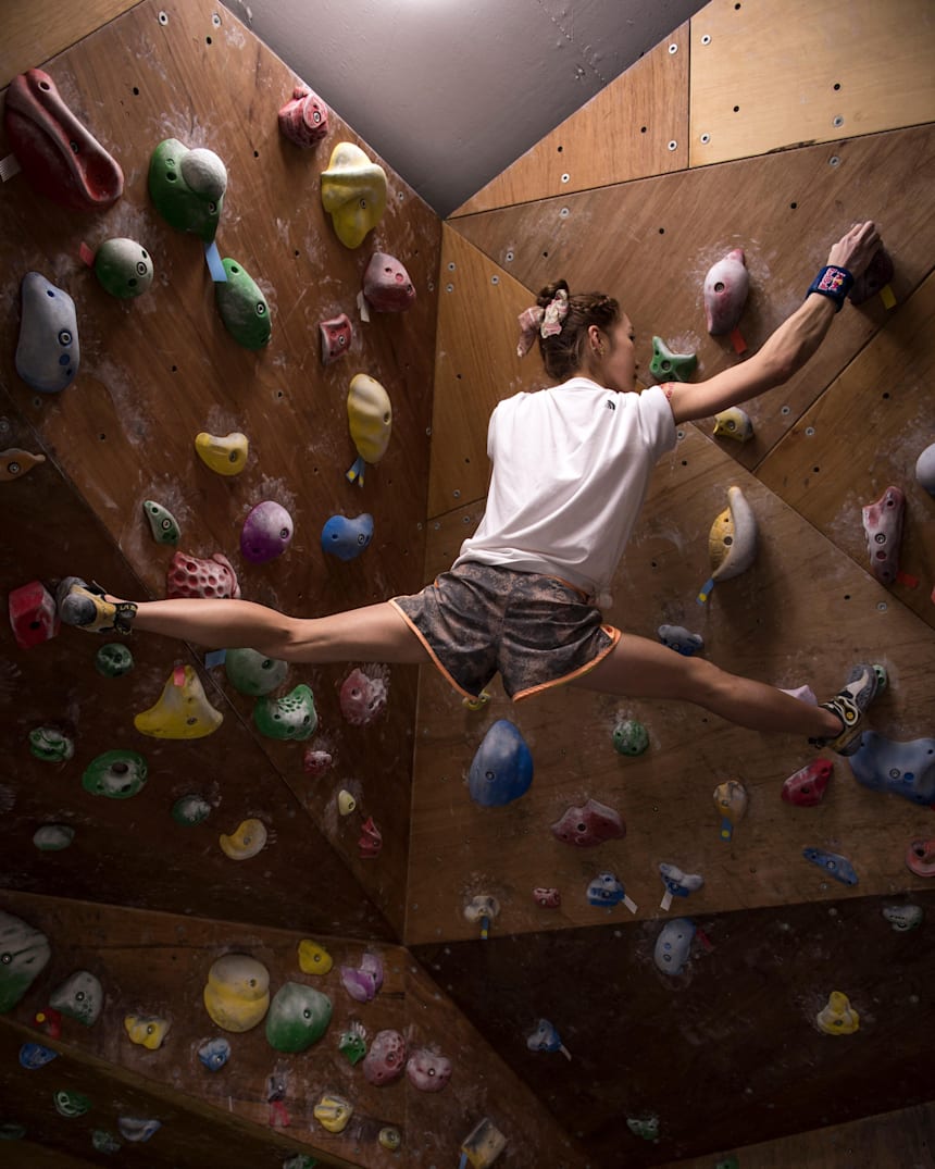 jain kim climbing shoes