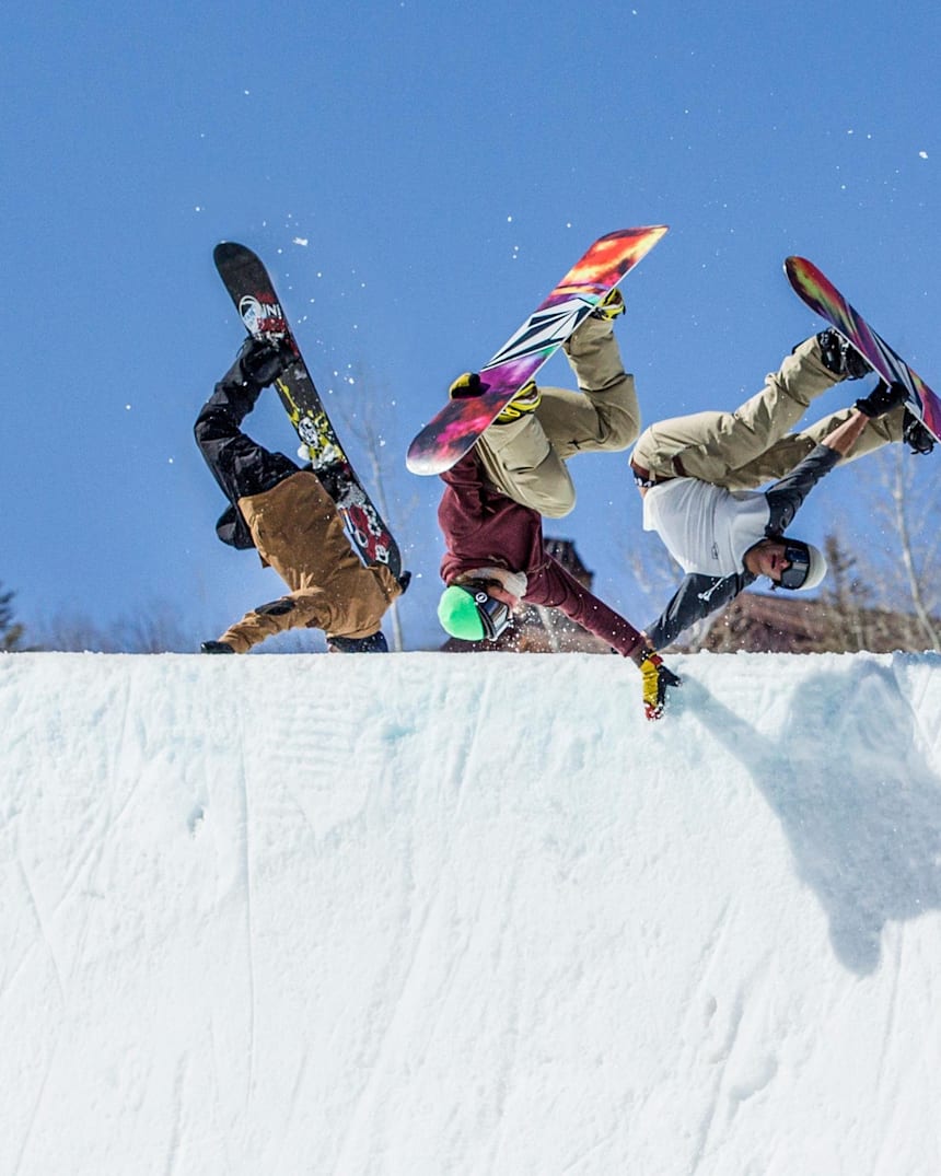 Red Bull Double Pipe Snowboarding Event Social Posts
