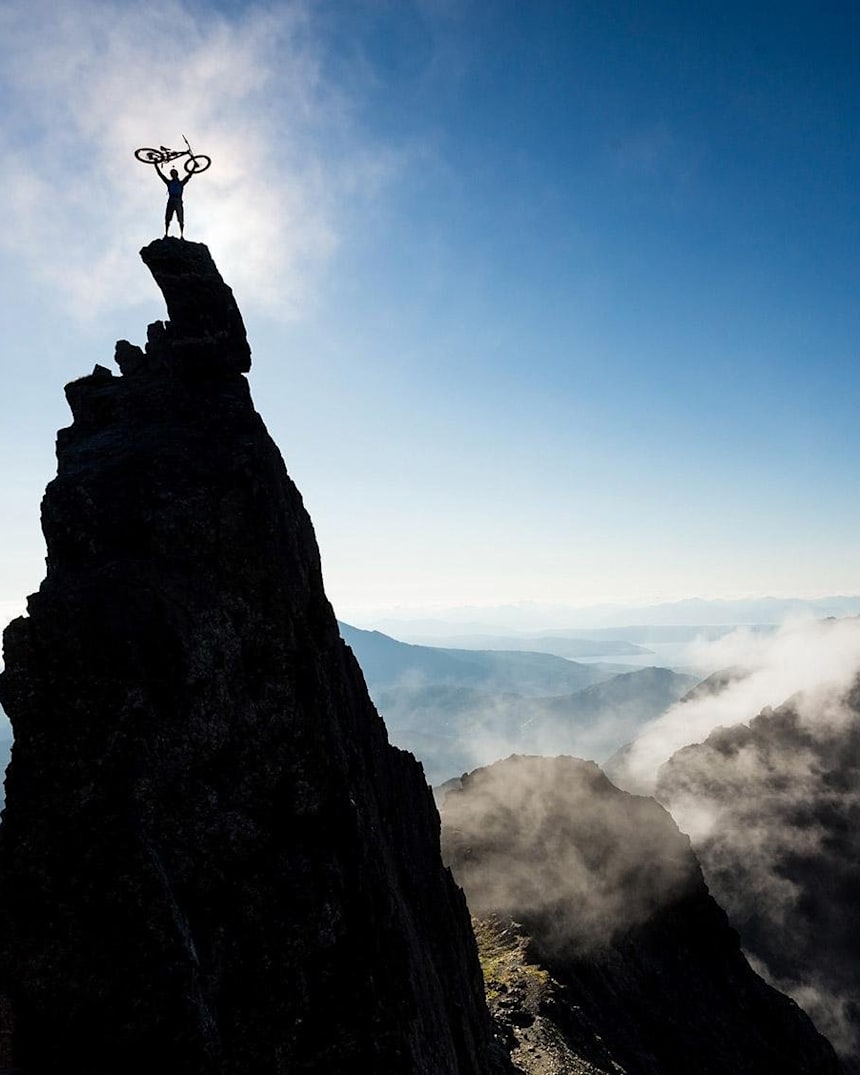 danny macaskill riding the ridge