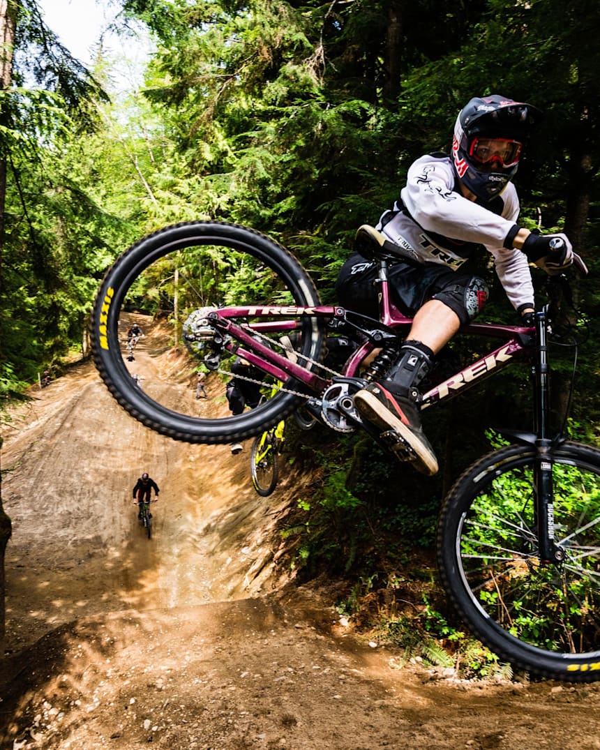 learning mountain biking