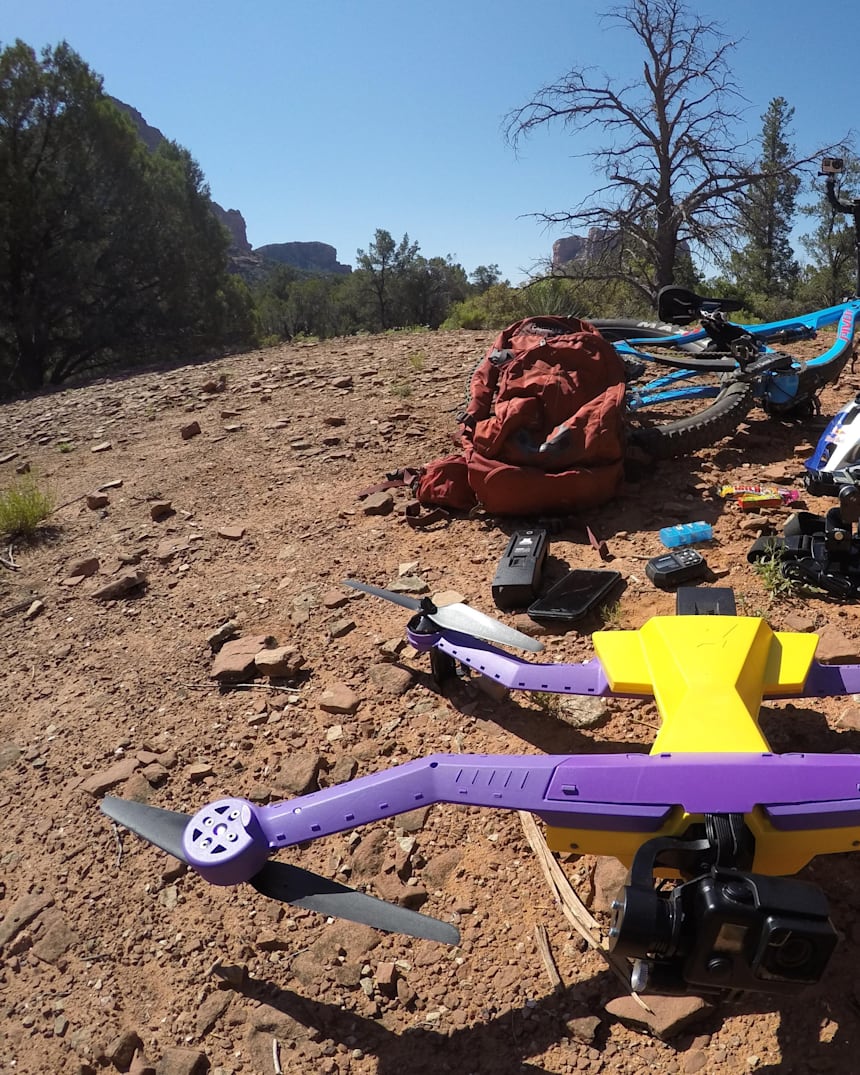 best drone for mountain biking