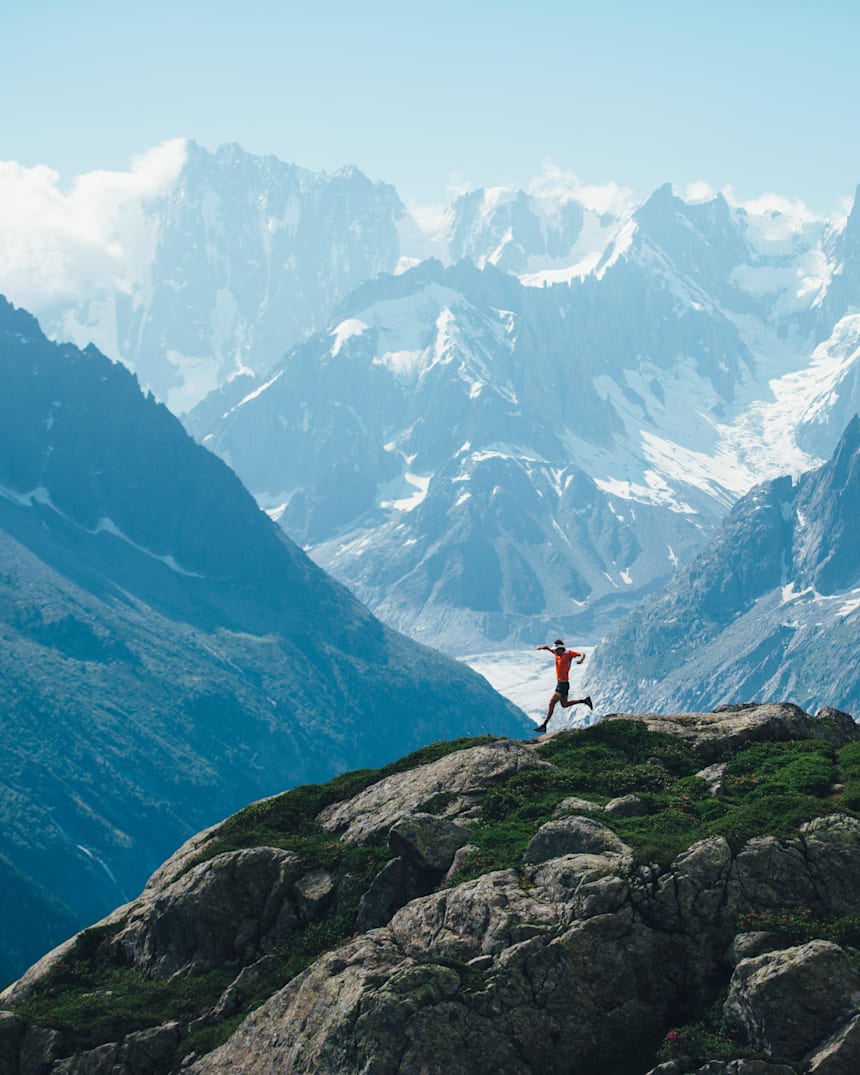 tenis de corrida de montanha