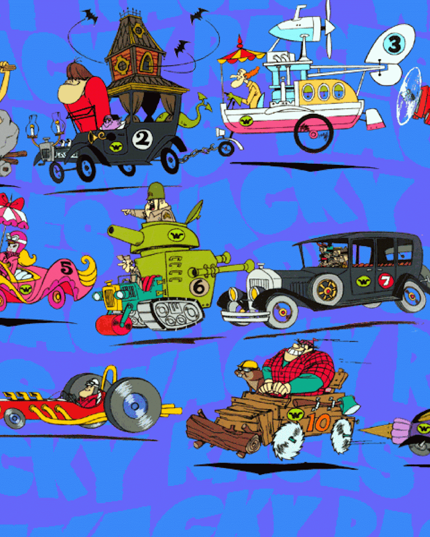 Veja Todos Os Carros E Pilotos Da Corrida Maluca Desenhos similares a irmãos kratts. carros e pilotos da corrida maluca