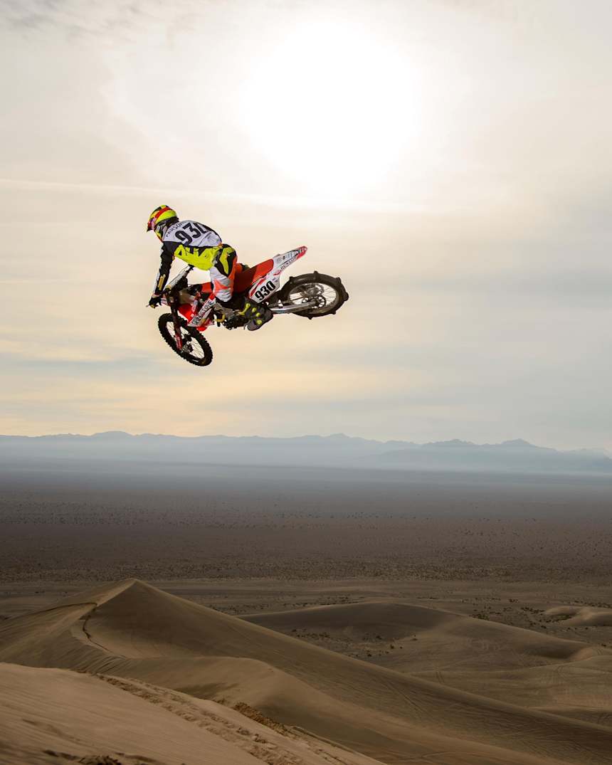 Tom Parsons Freeride Motocross In Death Valley Video
