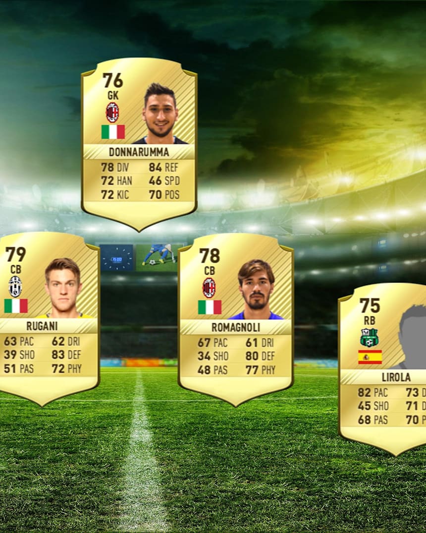 Fifa 17 Career Mode Serie A Wonderkid Xi