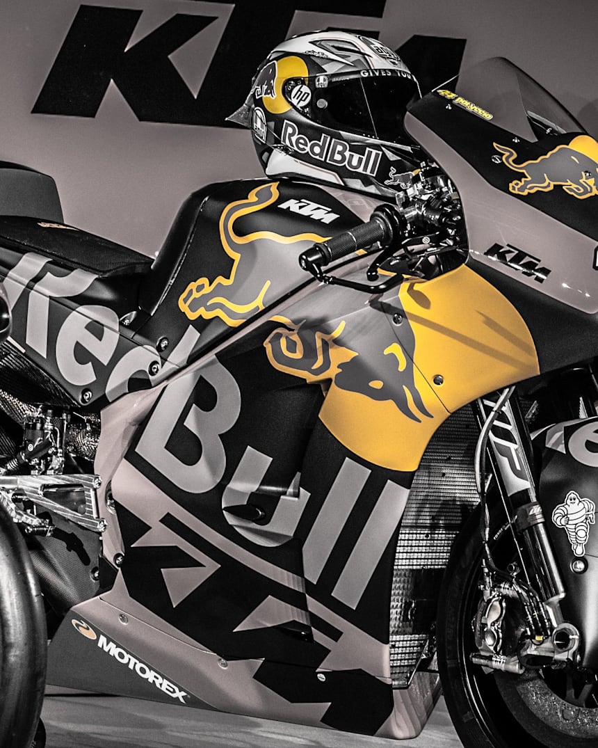 See The Red Bull Ktm Factory Team Motogp Bikes Photos