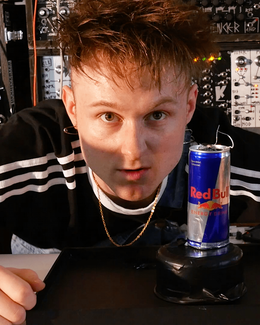 Build Your Own Synth From A Red Bull Can
