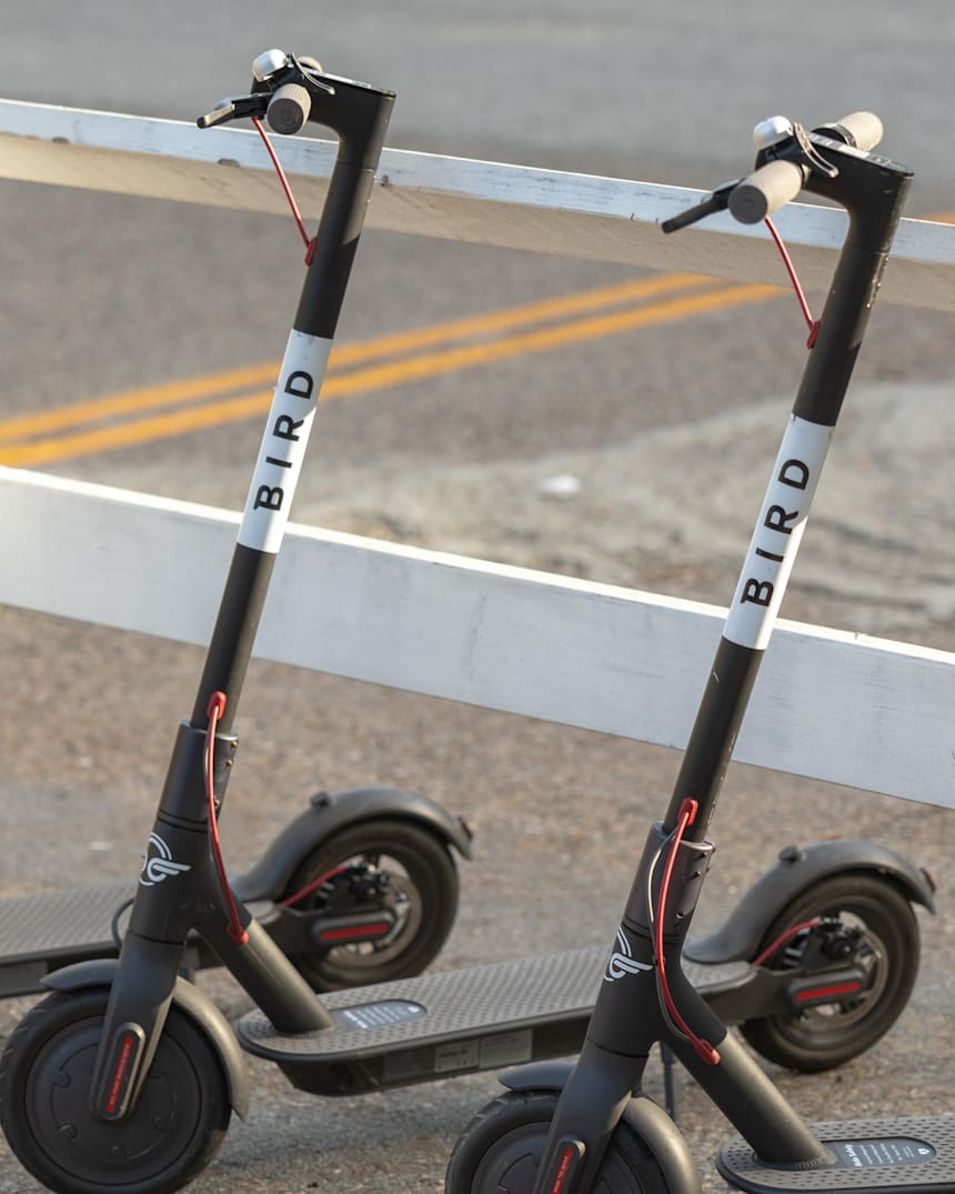 Technology Dockless Electric Scooter Scheme Red Bull