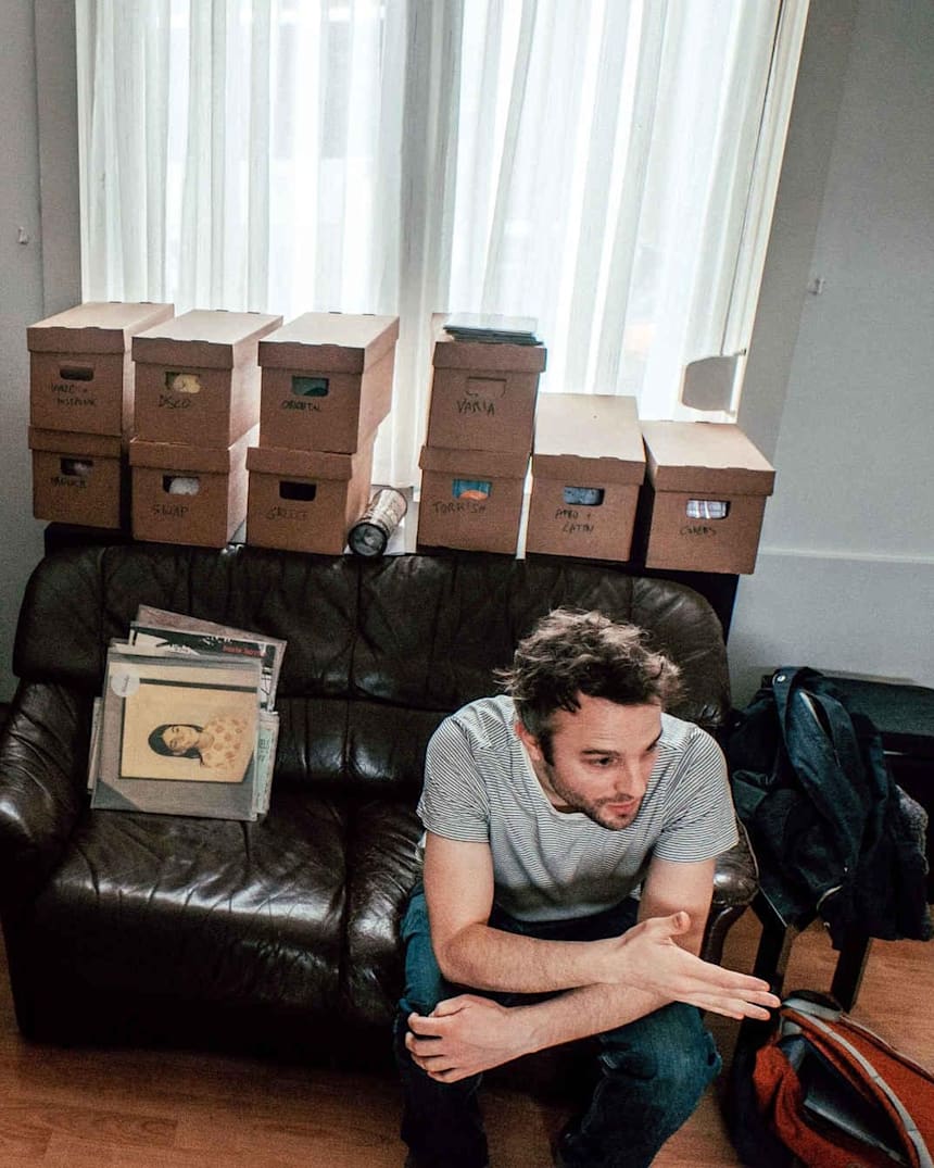 Vinyl Collector Dj Sofa