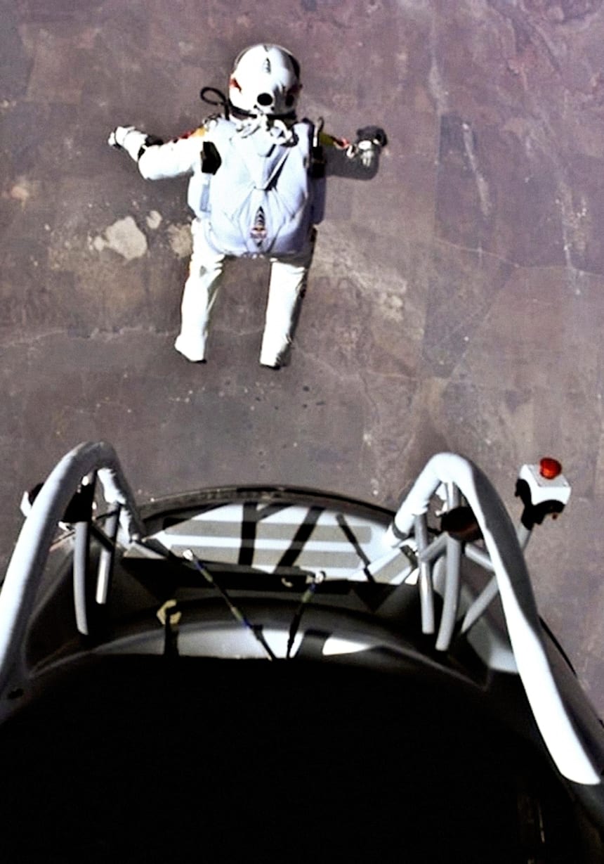 Felix Baumgartner S Space Jump Rare 10 Minute Footage