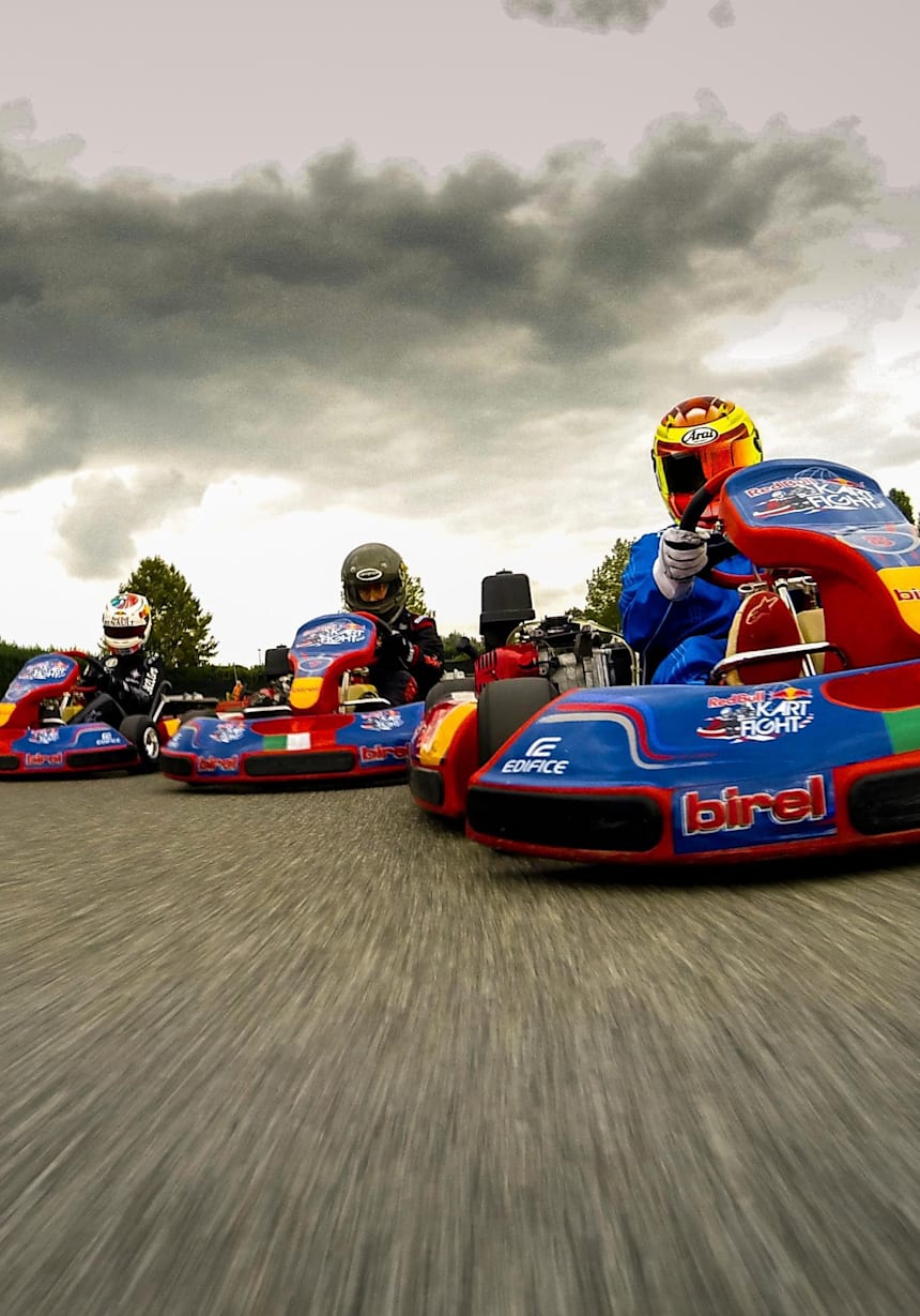 red bull go kart racing