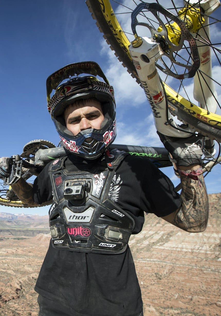 red bull rampage helmet cam