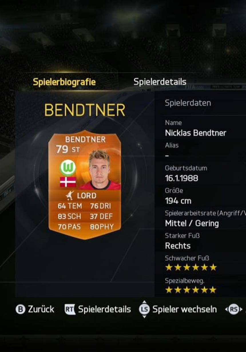 Fifa Ultimate Team Lord Bendtner Review