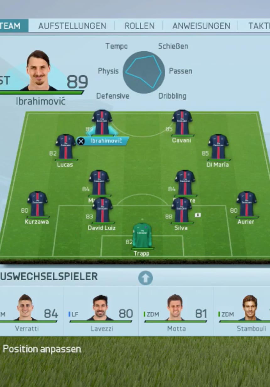 Fifa 16 Psg Tipps Fur Die Beste Aufstellung