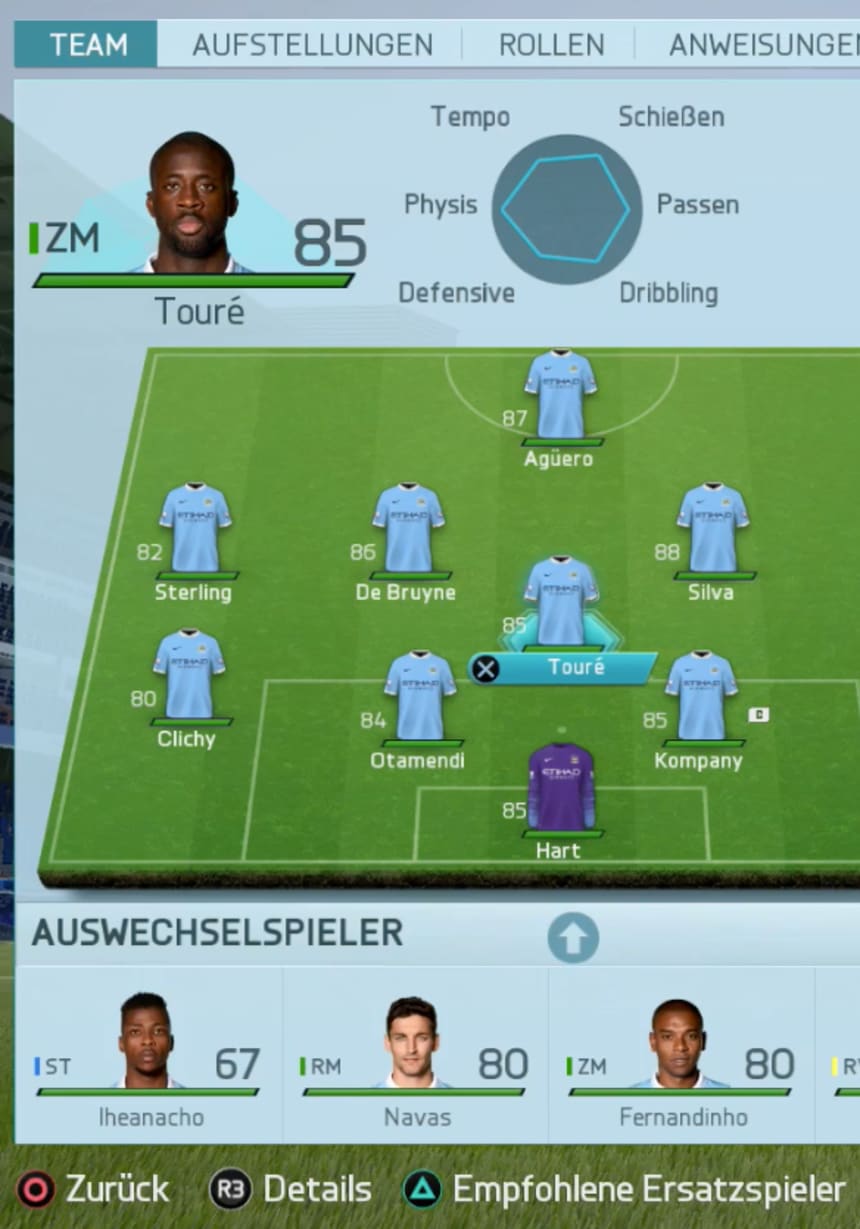 Fifa 16 Manchester City Tipps Fur Die Beste Aufstellung [ 1229 x 860 Pixel ]