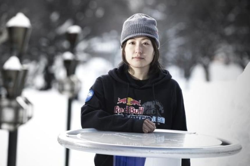 アイスクロス ダウンヒル世界選手権最終戦 女子アイスホッケー選手 山本純子さん参戦