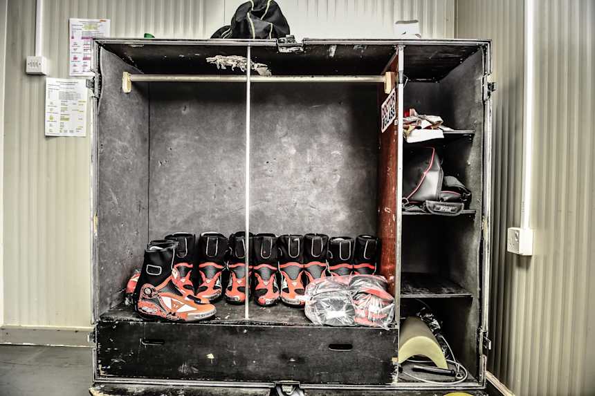 Inside A Motogp Garage With Lcr Honda