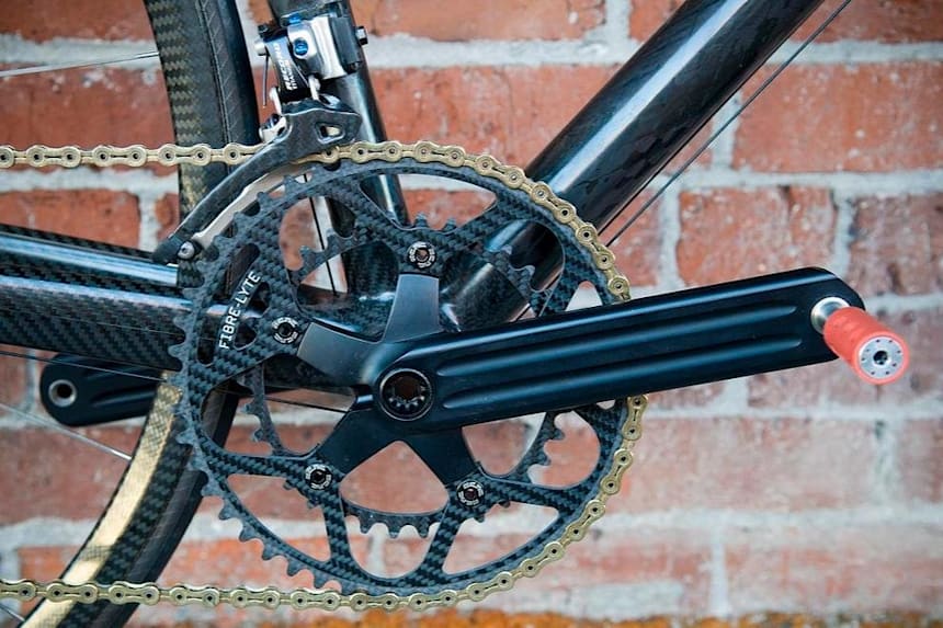 lightest road bike crankset
