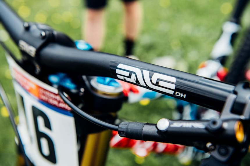 green mtb handlebars
