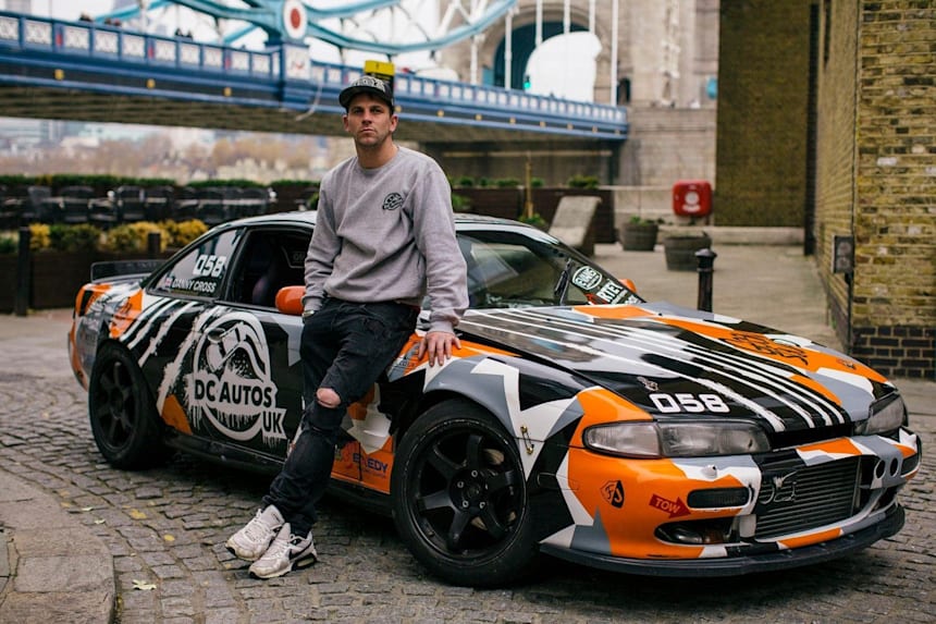 Drift Racer Danny Cross On His Nissan 200sx S14