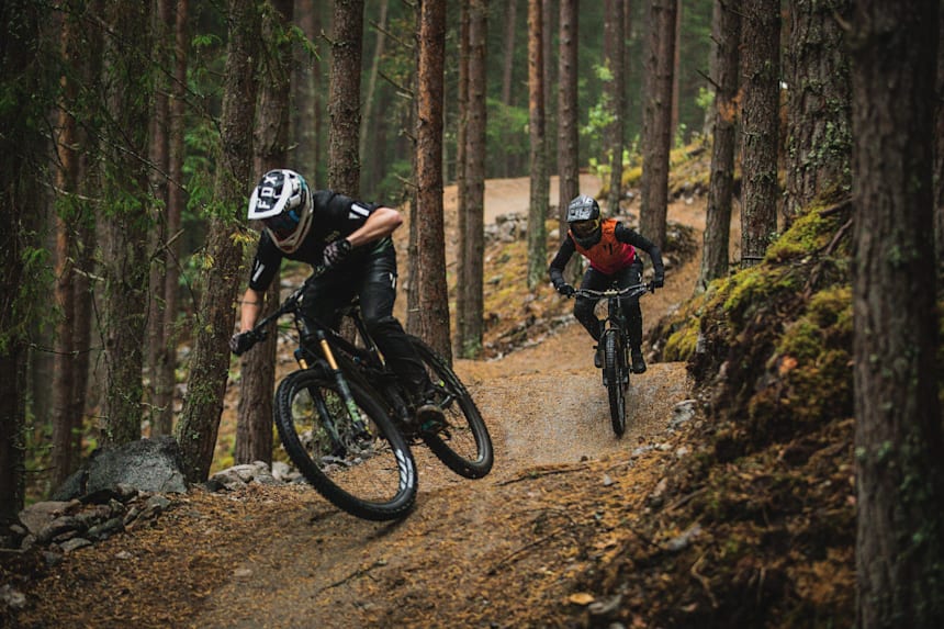 downhill bike on trails