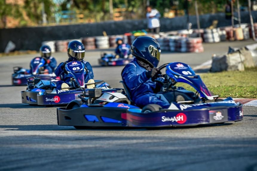 red bull go kart racing