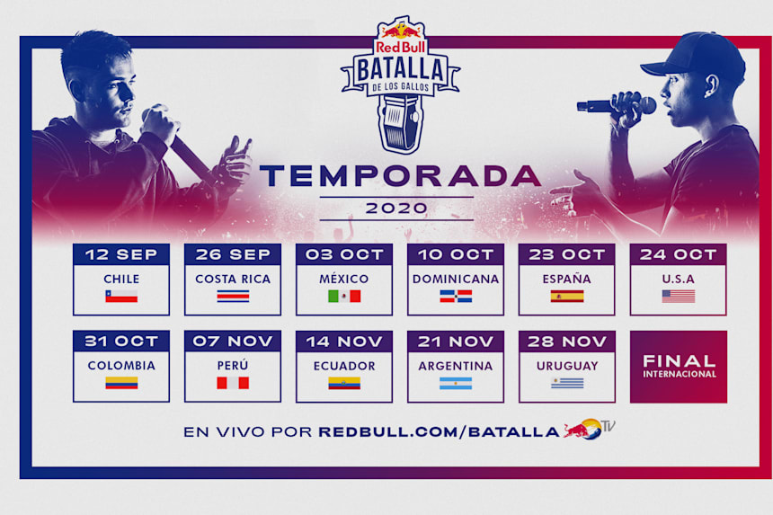Batalla De Los Gallos 2020 El Calendario Completo El evento, a puerta cerrada, permitirán ver a los mejores raperos del mundo en busca del título de campeón internacional. batalla de los gallos 2020 el