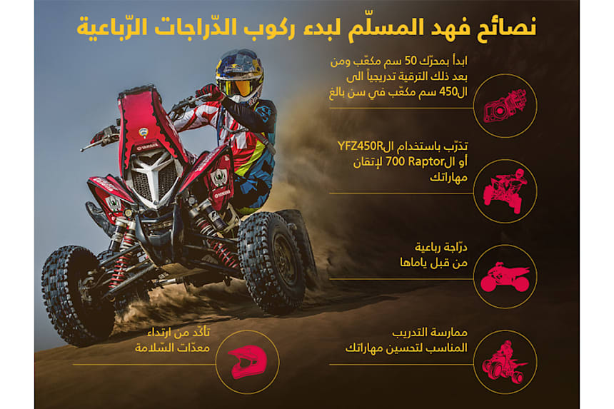 دليل عشاق الدراجات الرباعية مع فهد المسل م
