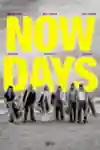 The six women of Now Days, a generational surf film, pose with their boards against the film name