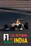 Karun Chandhok drives Red Bull Racing's RB8 around the Buddh track in India for the film F1 Car Returns to India, with his father Vicky Chandhok