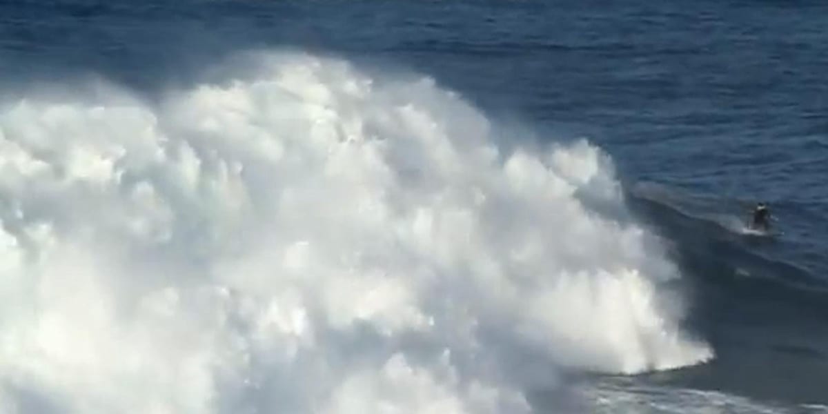 See Garrett McNamara riding the biggest wave ever
